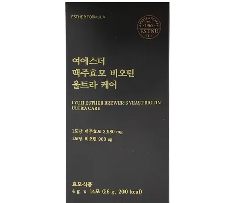 인기좋은 여에스더 맥주효모 비오틴 울트라 케어 12박스 베스트상품 8